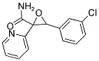 3-(3-CHLOROPHENYL)-2-(2-PYRIDYL)OXIRANE-2-CARBOXAMIDE Struktur