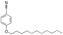 4-N-UNDECYLOXYBENZONITRILE Struktur