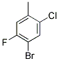 4-BROMO-2-CHLORO-5-FLUOROTOLUENE Struktur