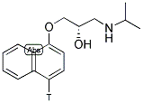 PROPANOLOL, L-[4-3H]- Struktur