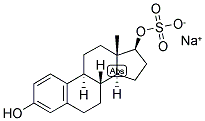 1,3,5(10)-ESTRATRIEN-3,17-BETA-DIOL 17-SULPHATE, SODIUM SALT Struktur