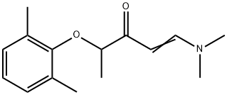 1-(DIMETHYLAMINO)-4-(2,6-DIMETHYLPHENOXY)-1-PENTEN-3-ONE Struktur