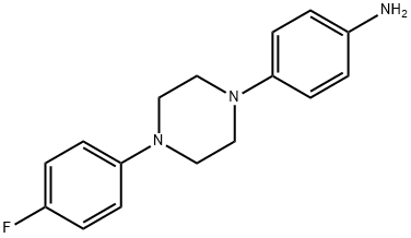 4-[4-(4-FLUOROPHENYL)PIPERAZINO]ANILINE Struktur