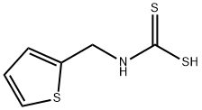 N-(2-THIENYLMETHYL)CARBAMODITHIOIC ACID Struktur