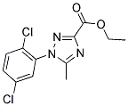 ETHYL 1-(2,5-DICHLOROPHENYL)-5-METHYL-1H-1,2,4-TRIAZOLE-3-CARBOXYLATE Struktur