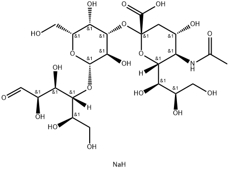 3'-N-ACETYLNEURAMIN-LACTOSE SODIUM SALT Struktur