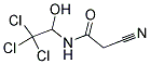 N1-(2,2,2-TRICHLORO-1-HYDROXYETHYL)-2-CYANOACETAMIDE Struktur