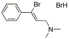 N-(3-BROMO-3-PHENYLALLYL)-N,N-DIMETHYLAMINE HYDROBROMIDE Struktur