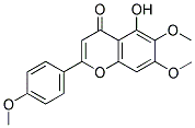 5-HYDROXY-4',6,7-TRIMETHOXYFLAVONE Struktur