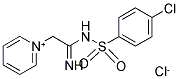 1-(2-([(4-CHLOROPHENYL)SULFONYL]AMINO)-2-IMINOETHYL)PYRIDINIUM CHLORIDE Struktur