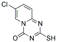 7-CHLORO-2-SULFANYL-4H-PYRIDO[1,2-A][1,3,5]TRIAZIN-4-ONE Struktur