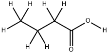 BUTYRIC ACID (D8) Struktur