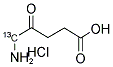 5-AMINOLEVULINIC ACID-5-13C HYDROCHLORIDE Struktur