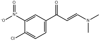 1-(4-CHLORO-3-NITROPHENYL)-3-(DIMETHYLAMINO)-2-PROPEN-1-ONE Struktur