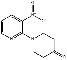 1-(3-NITRO-2-PYRIDINYL)TETRAHYDRO-4(1H)-PYRIDINONE Struktur