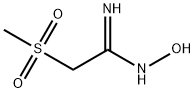 N'-HYDROXY-2-(METHYLSULFONYL)ETHANIMIDAMIDE Struktur