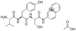 H-VAL-TYR-SER-BETANA ACOH Struktur