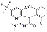 2-[3-CHLORO-5-(TRIFLUOROMETHYL)-2-PYRIDINYL]-2-(2,6-DICHLOROPHENYL)-N-[(DIMETHYLAMINO)METHYLENE]ACETAMIDE Struktur