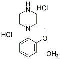 1-(O-METHOXYPHENYL)-PIPERAZINE DIHYDROCHLORIDE HYDRATE Struktur