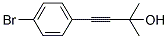 4-(4-BROMOPHENYL)-2-METHYL-3-BUTYN-2-OL Struktur