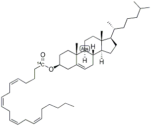 CHOLESTERYL ARACHIDONATE, [ARACHIDONATE-1-14C] Struktur