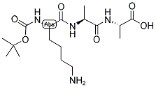 BOC-LYS-ALA-ALA-OH Struktur