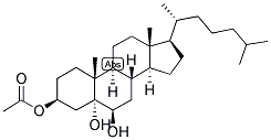 CHOLESTAN-3-BETA, 5-ALPHA, 6-BETA-TRIOL 3-ACETATE Struktur