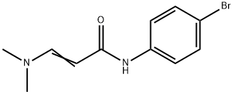 N-(4-BROMOPHENYL)-3-(DIMETHYLAMINO)ACRYLAMIDE Struktur