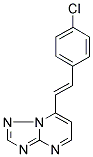 7-(4-CHLOROSTYRYL)[1,2,4]TRIAZOLO[1,5-A]PYRIMIDINE Struktur