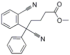 METHYL 5-CYANO-5-(2-CYANOPHENYL)-5-PHENYLPENTANOATE Struktur