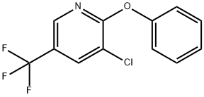 3-CHLORO-2-PHENOXY-5-(TRIFLUOROMETHYL)PYRIDINE Struktur