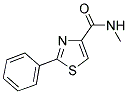 N-METHYL-2-PHENYL-1,3-THIAZOLE-4-CARBOXAMIDE Structure