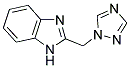 2-(1H-1,2,4-TRIAZOL-1-YLMETHYL)-1H-1,3-BENZIMIDAZOLE Struktur