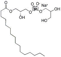 1-PALMITOYL-2-HYDROXY-SN-GLYCERO-3-[PHOSPHO-RAC-(1-GLYCEROL)] (SODIUM SALT) Struktur