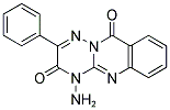 4-AMINO-2-PHENYL-4,10-DIHYDRO-3H-[1,2,4]TRIAZINO[3,2-B]QUINAZOLINE-3,10-DIONE Struktur