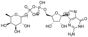 GDP FUCOSE, [FUCOSE-1-3H(N)] Struktur