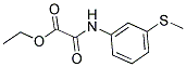 ETHYL 2-[3-(METHYLTHIO)ANILINO]-2-OXOACETATE Struktur