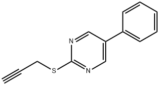 5-PHENYL-2-(2-PROPYNYLSULFANYL)PYRIMIDINE Struktur