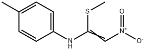 4-METHYL-N-[1-(METHYLSULFANYL)-2-NITROVINYL]ANILINE Struktur