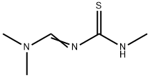 N-[(DIMETHYLAMINO)METHYLENE]-N'-METHYLTHIOUREA Struktur