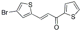 3-(4-BROMO-2-THIENYL)-1-(2-THIENYL)PROP-2-EN-1-ONE Struktur