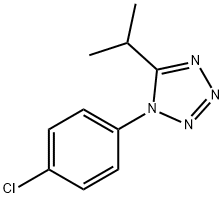 1-(4-CHLOROPHENYL)-5-ISOPROPYL-1H-1,2,3,4-TETRAAZOLE Struktur