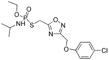 3-(4-CHLOROPHENOXYMETHYL)-5-[(ETHOXUISOPROPYLAMINOPHOSPHORYL)THIOMETHYL]-12,4-OXADIAZOLE Struktur