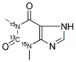 THEOPHYLLINE (2-13C, 1,3-15N2) Struktur