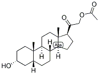 5-BETA-PREGNAN-3-ALPHA, 21-DIOL-20-ONE 21-ACETATE Struktur