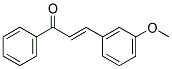 3-(3-METHOXYPHENYL)-1-PHENYLPROP-2-EN-1-ONE Struktur