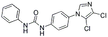 N-[4-(4,5-DICHLORO-1H-IMIDAZOL-1-YL)PHENYL]-N'-PHENYLUREA Struktur