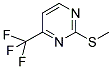 2-(METHYLTHIO)-4-(TRIFLUOROMETHYL)PYRIMIDINE Struktur