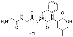 H-GLY-GLY-PHE-LEU-OH HCL Struktur