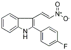 2-(4-FLUOROPHENYL)-3-(2-NITROVINYL)-1H-INDOLE Struktur